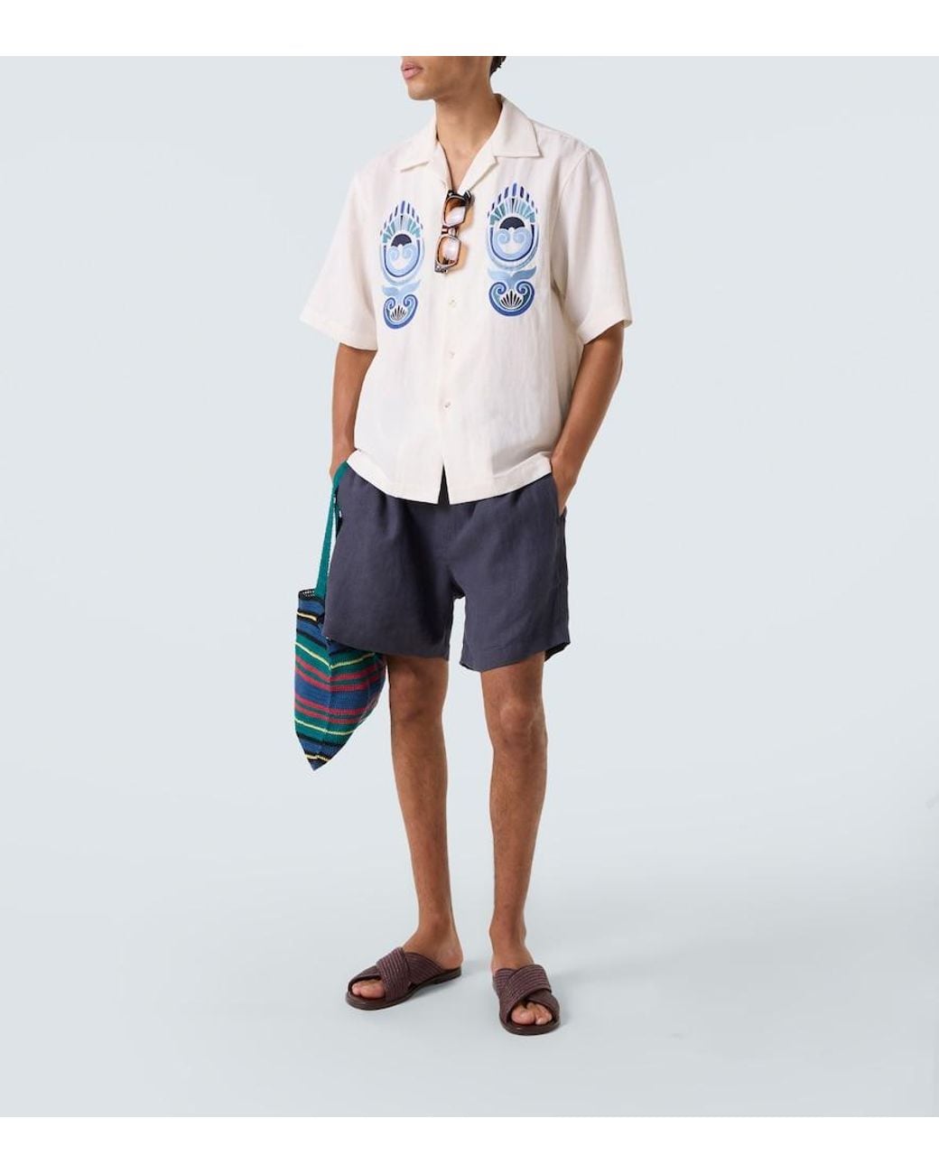 Chemise Brodee Commas pour homme en coloris White
