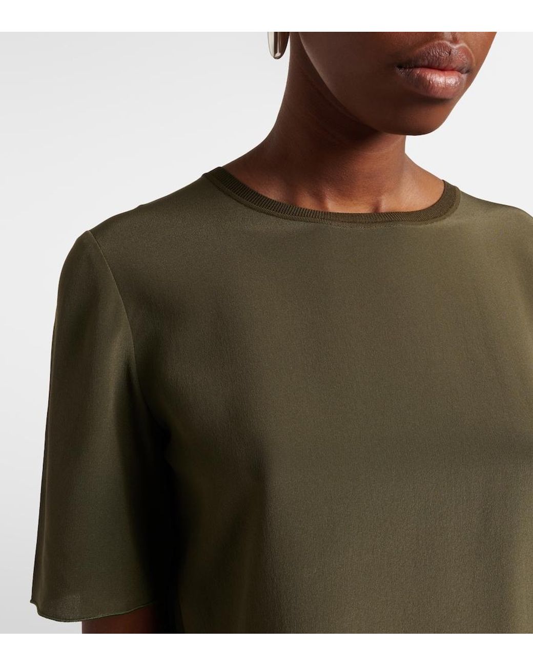 Joseph Green Rubin Silk Crepe T-Shirt