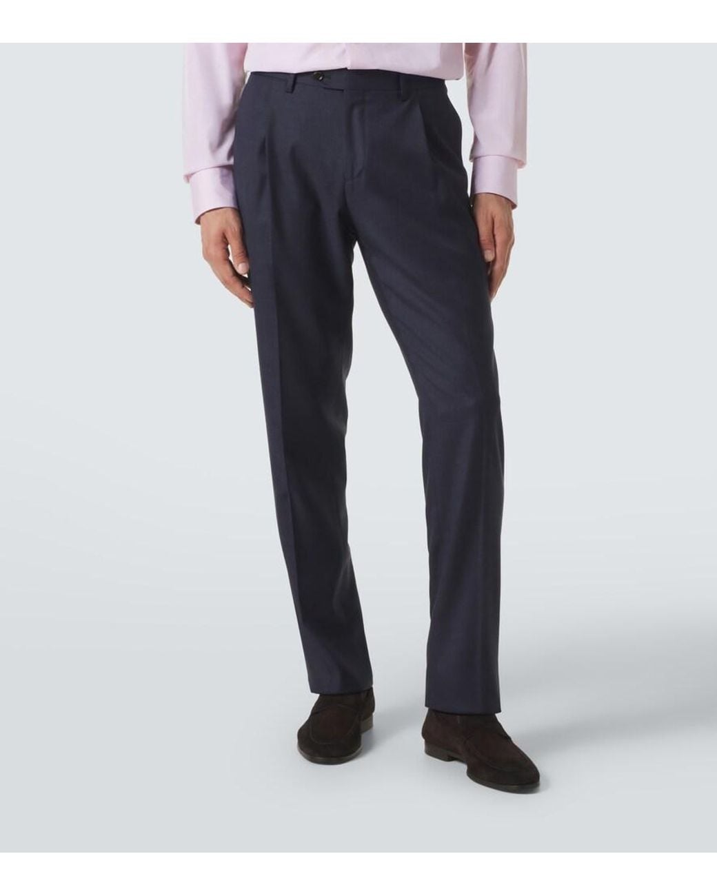 Lardini Blue Virgin Wool Suit for men
