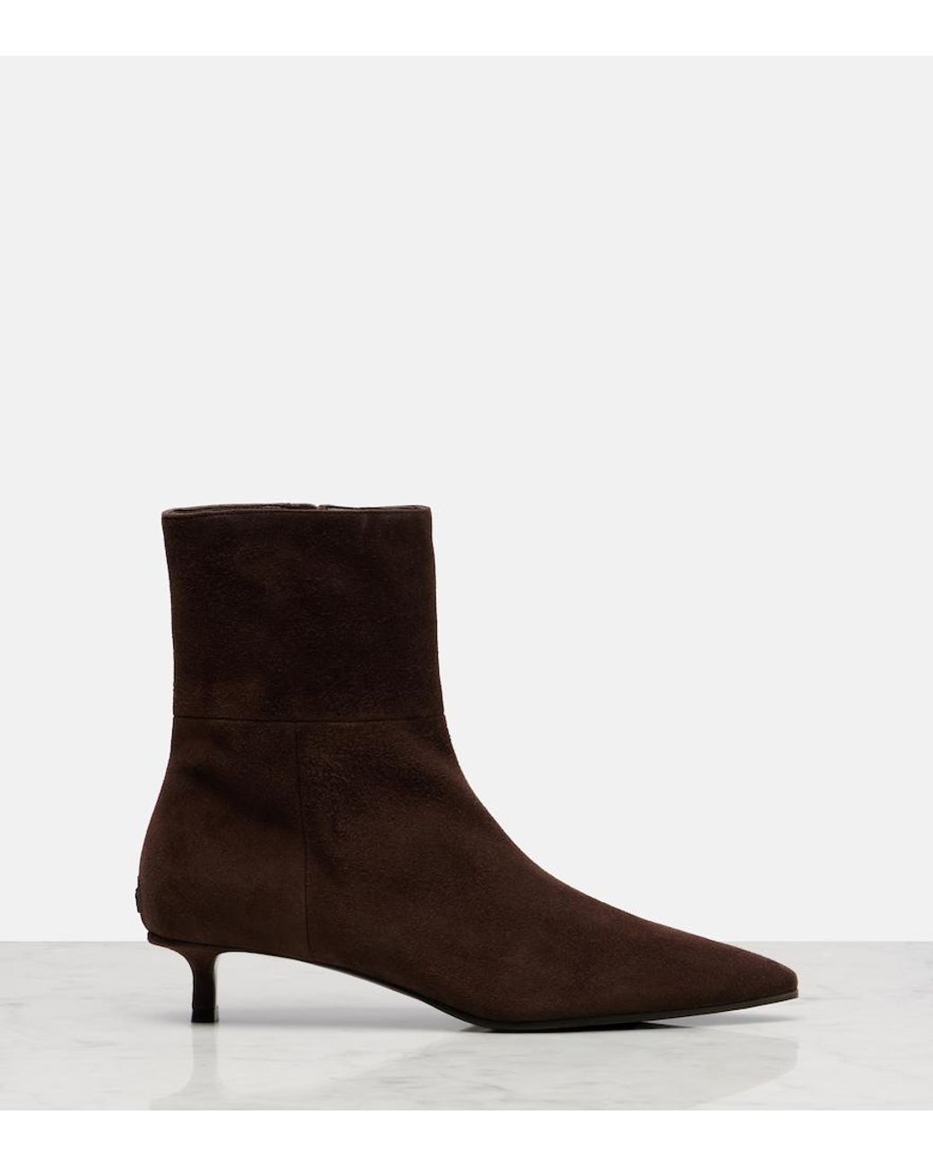 Jimmy Choo Brown Lory 35 Suede Ankle Boots