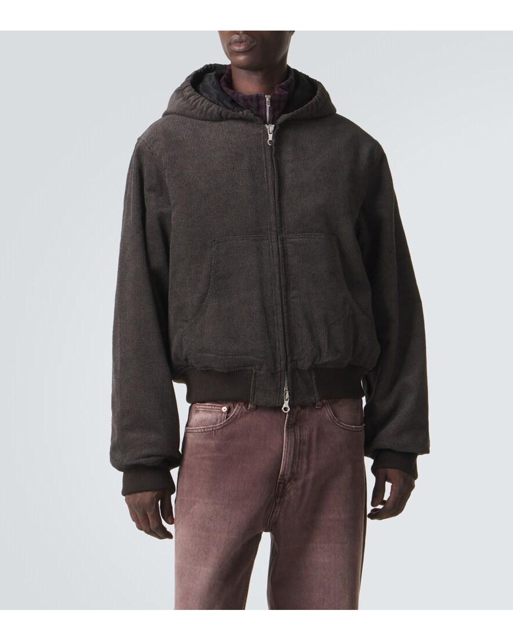 Our Legacy Black Bank Cotton Twill Corduroy Jacket for men