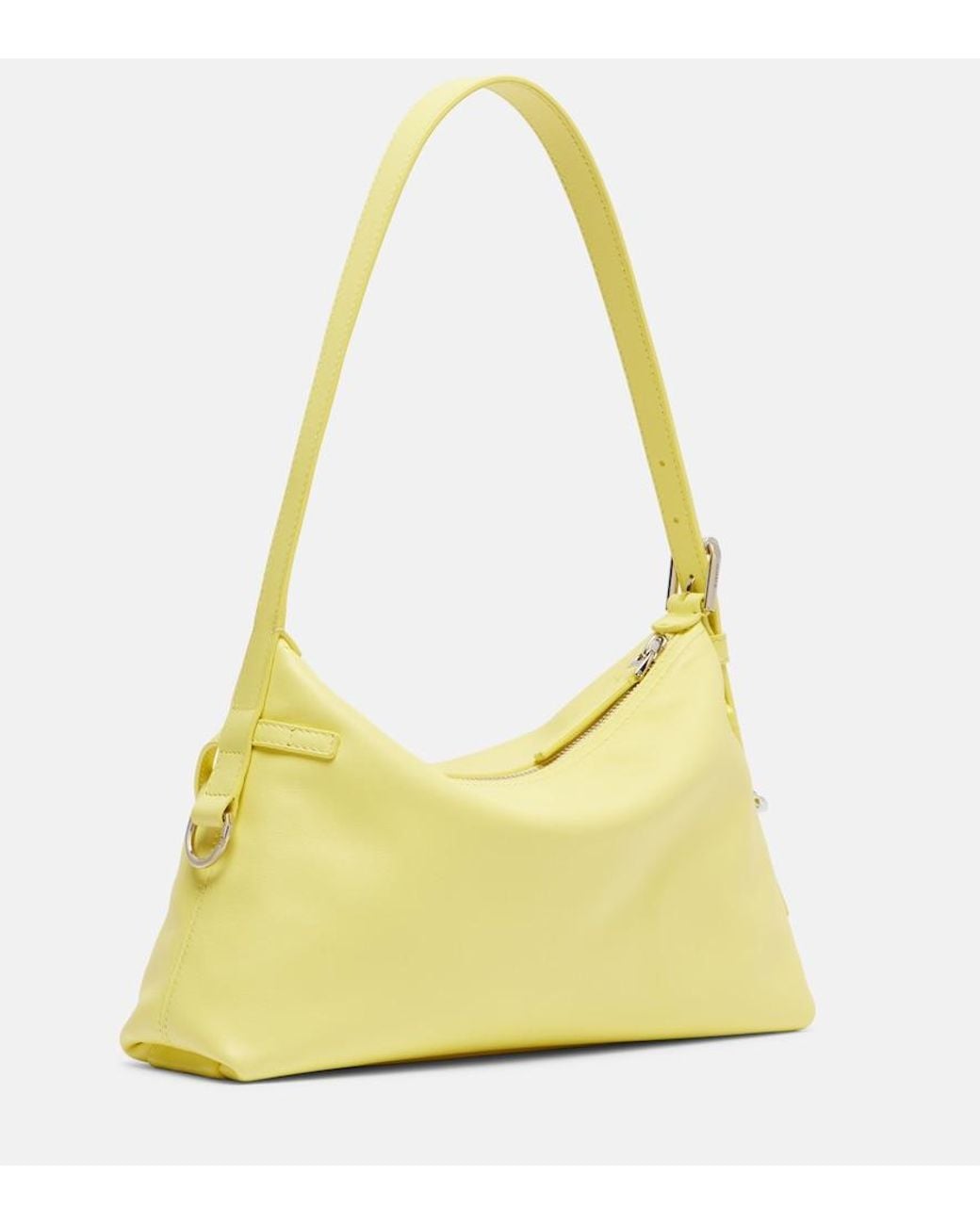 Givenchy Yellow Voyou Mini Leather Shoulder Bag