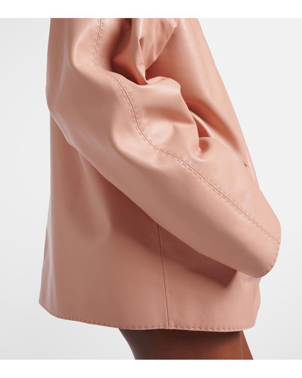 Prada Pink Leather Jacket
