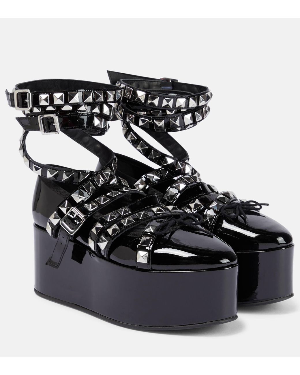 Studded platform sale shoes