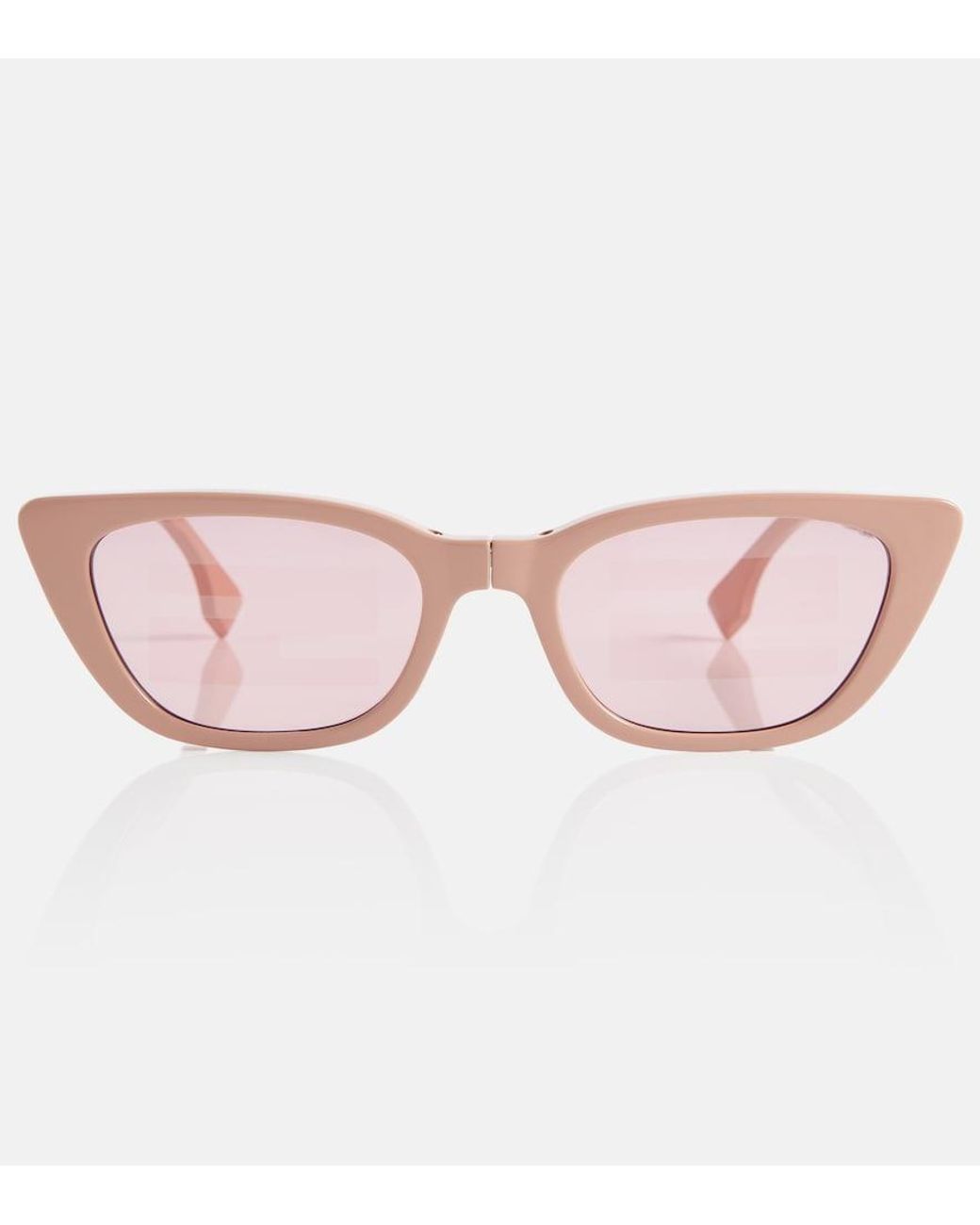 Fendi Pink Foldable Acetate Sunglasses
