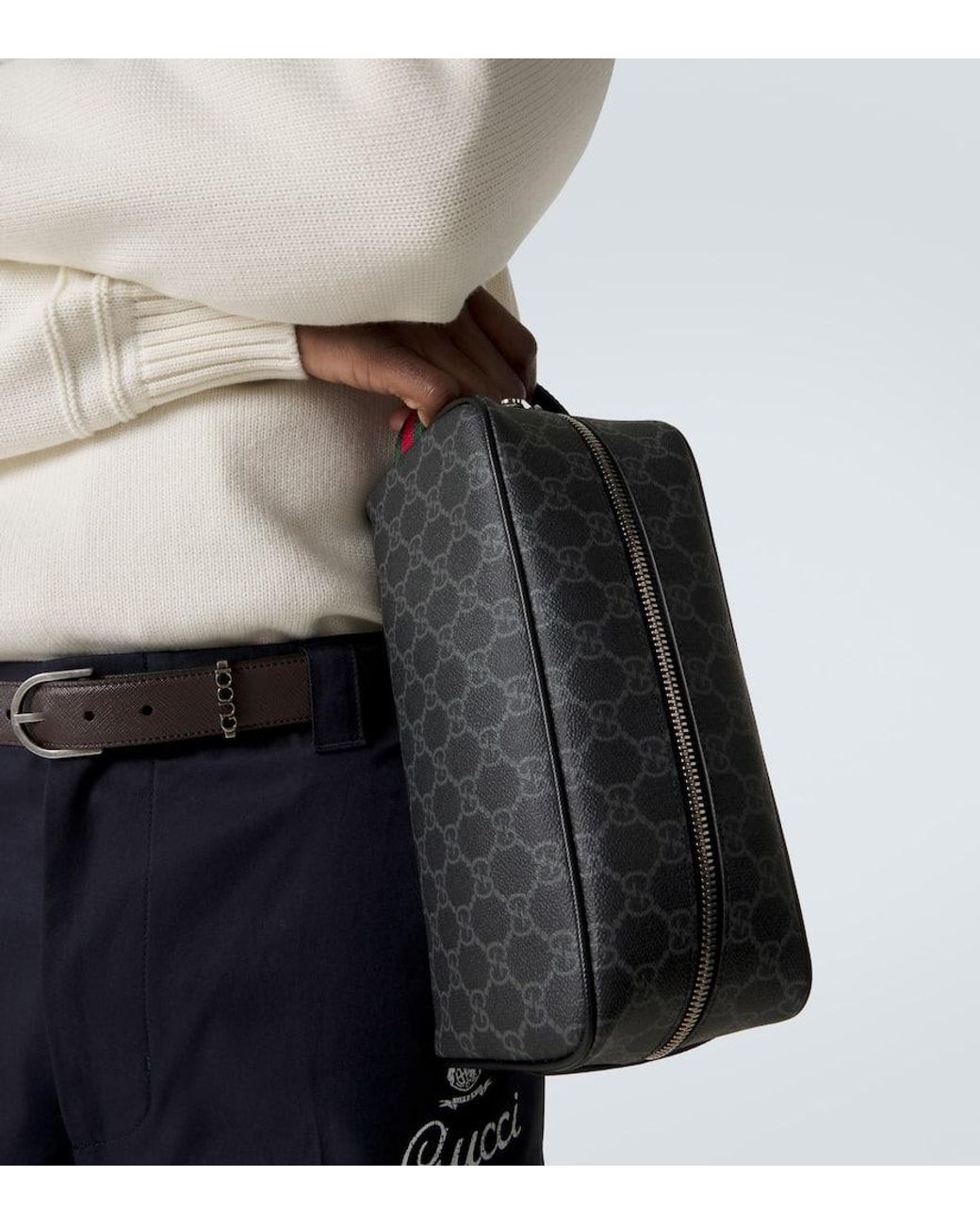 Gucci Etui Gg Aus Canvas in Black für Herren