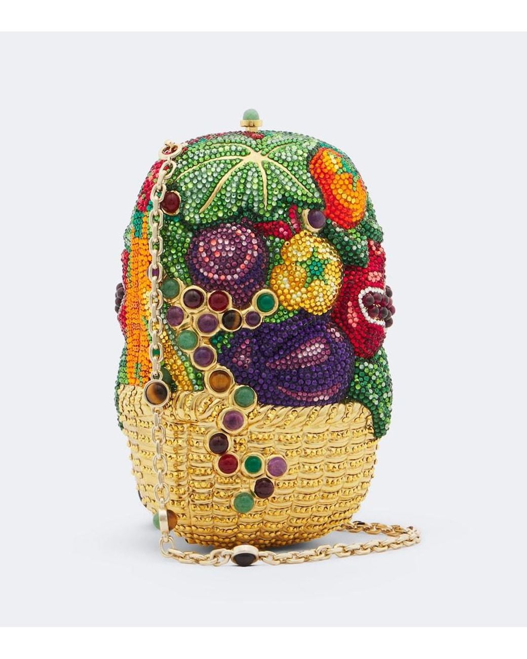 Judith Leiber Multicolor Vegetable Basket Farm Fresh Clutch