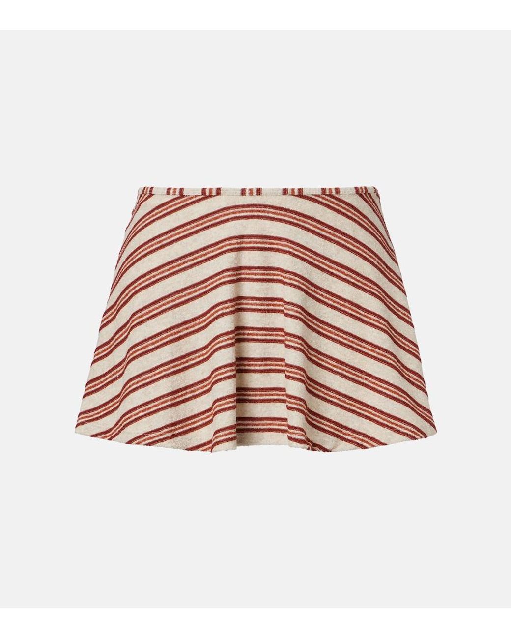 Montce Red Joan Striped Skort