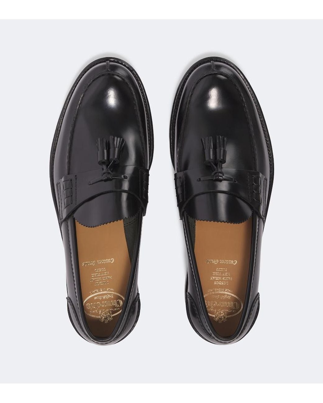 Church's Black Tiverton Leather Loafers for men