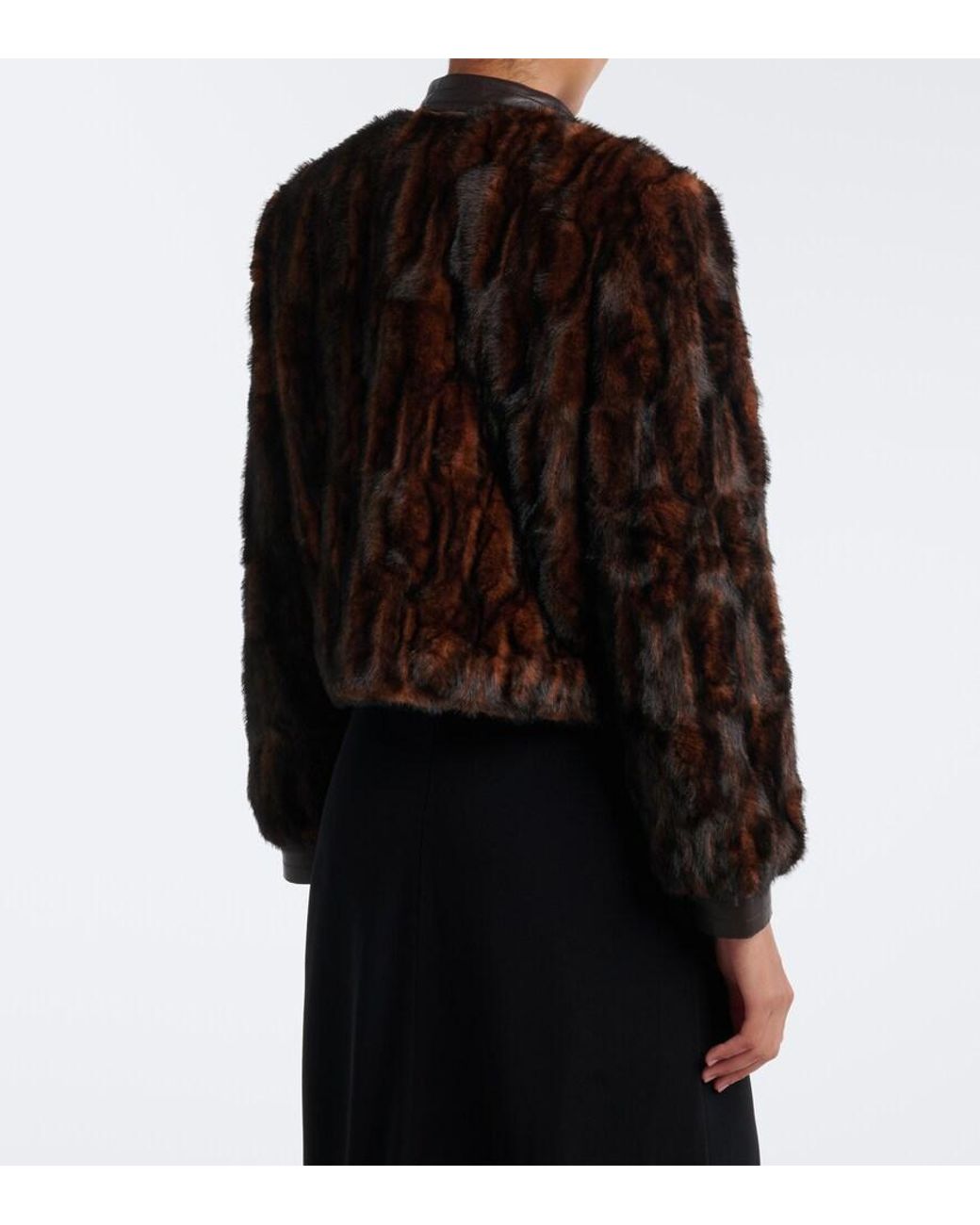 Rixo Brown Jina Cropped Jacket
