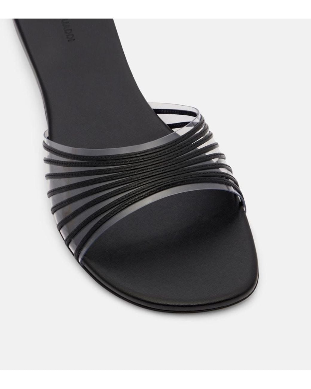 AMINA MUADDI Black Mookie Slides