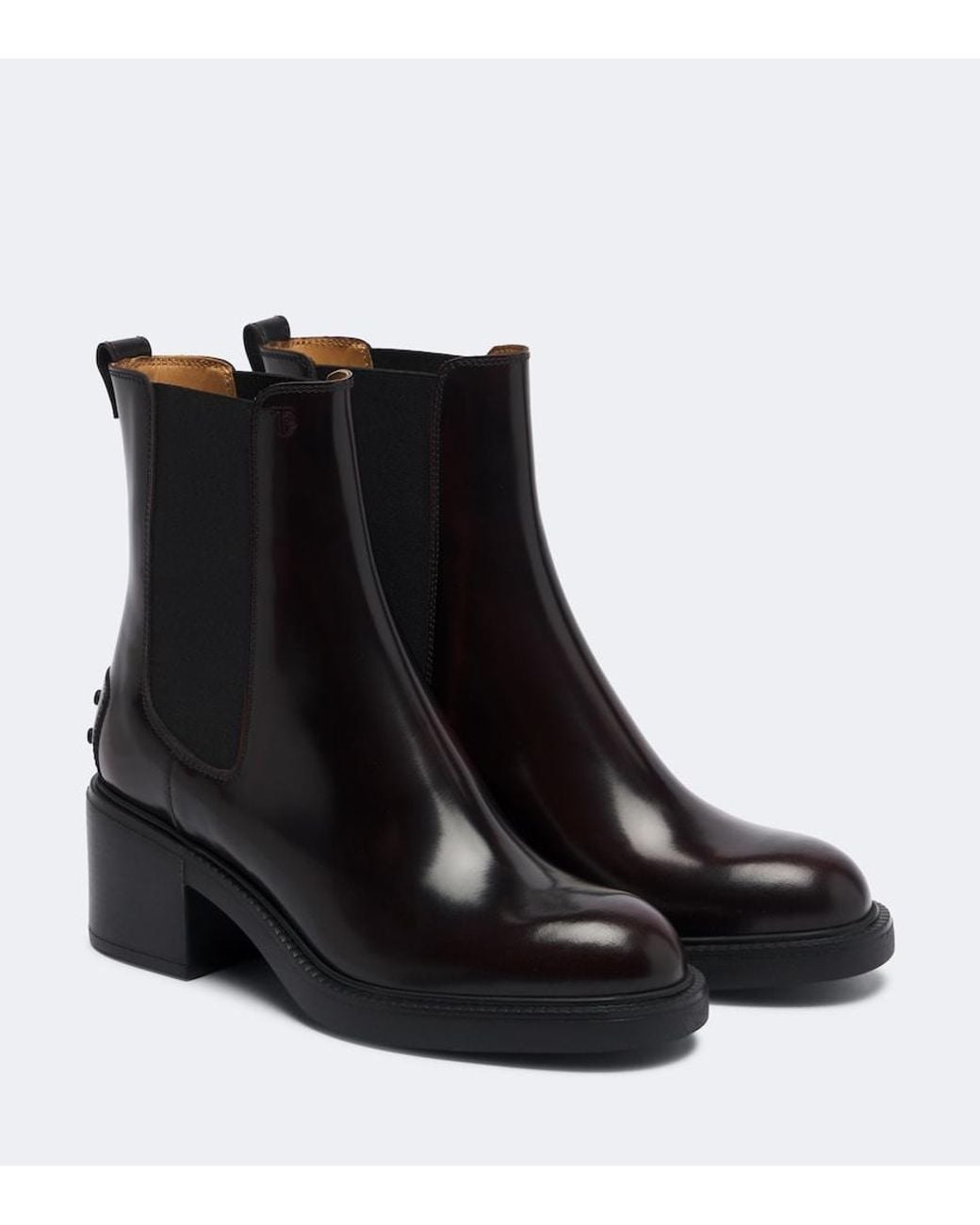Tod's Black Leather Chelsea Boots