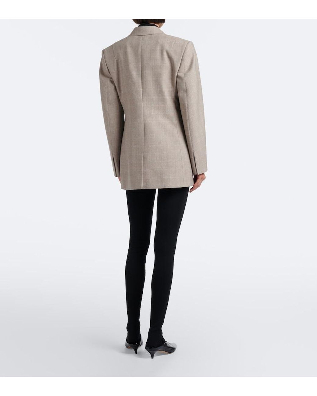 Bottega Veneta Black Wool Leggings
