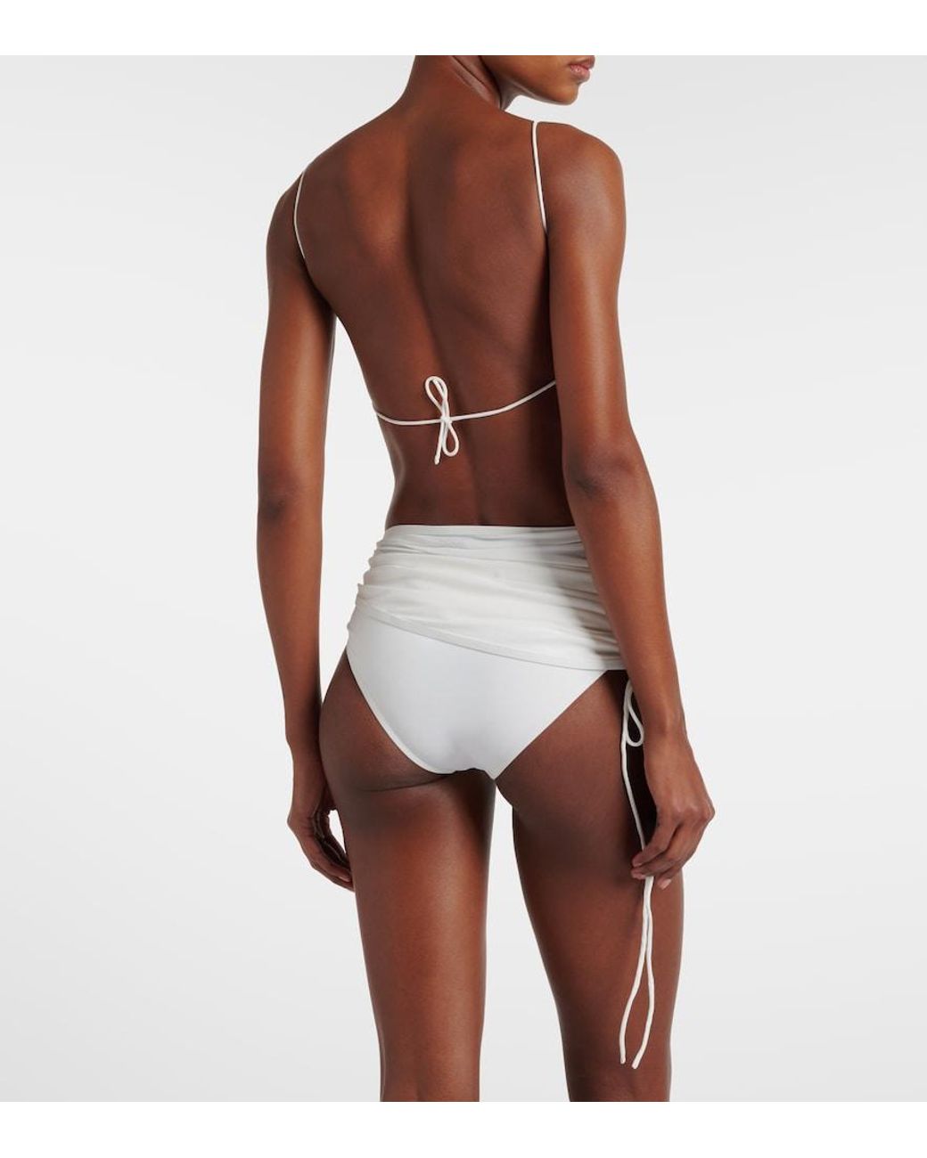 Christopher Esber White Bikini-Oberteil