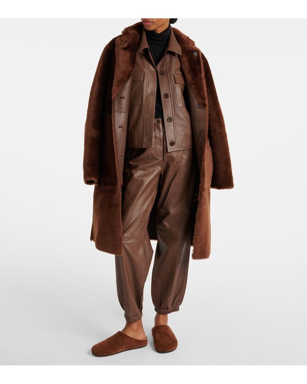 Joseph Brown Leather Jacket