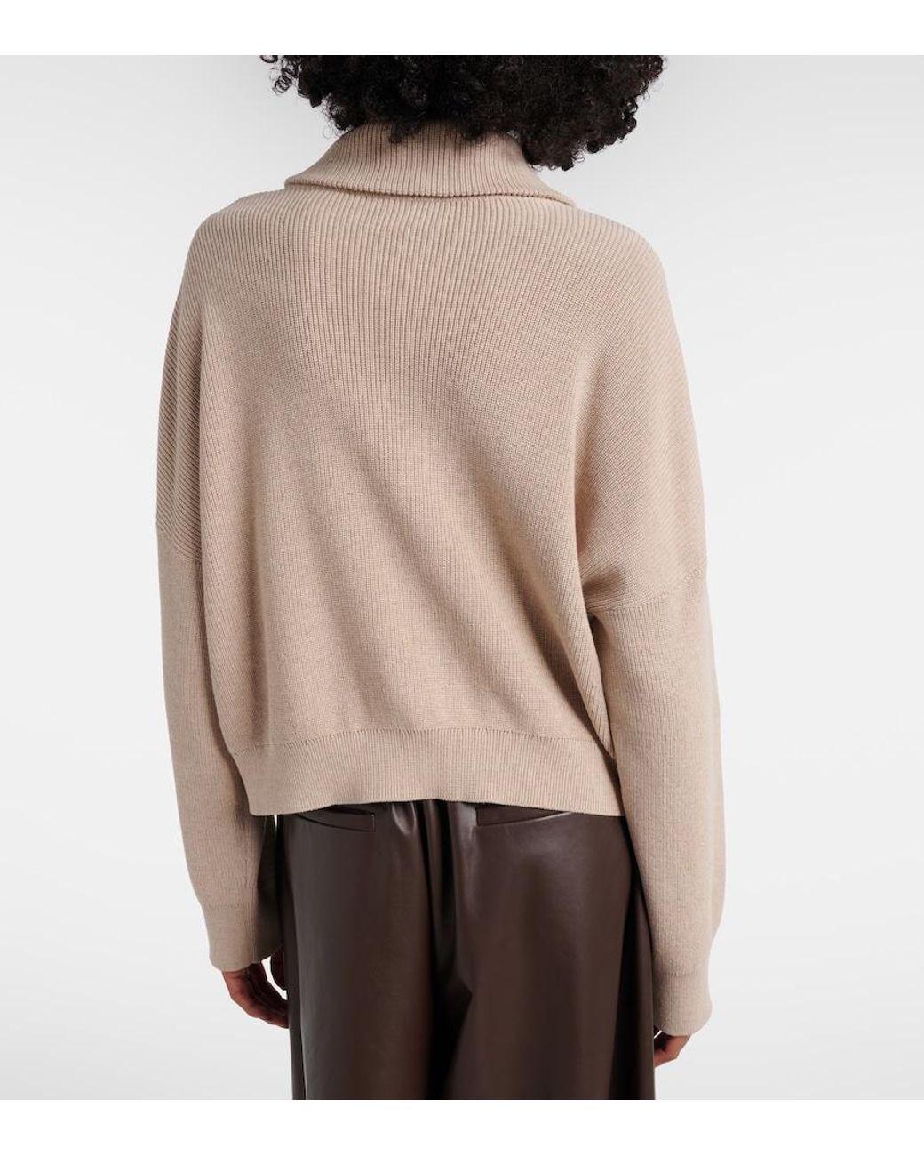 Brunello Cucinelli Natural Knitted Cotton Blouson Jacket