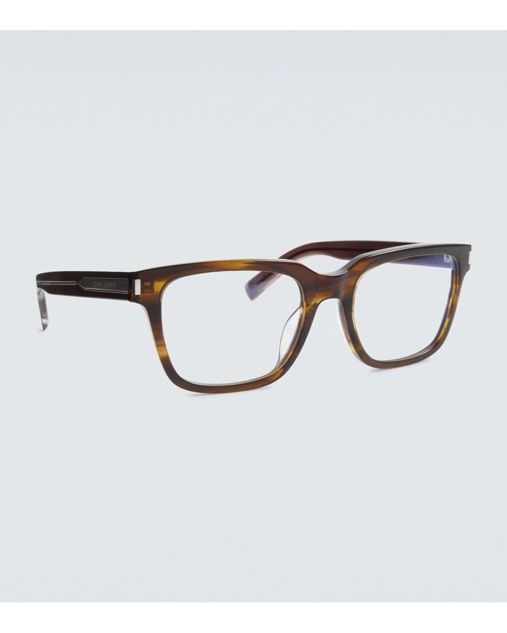 Saint Laurent Brown Sl 621 Square Glasses for men