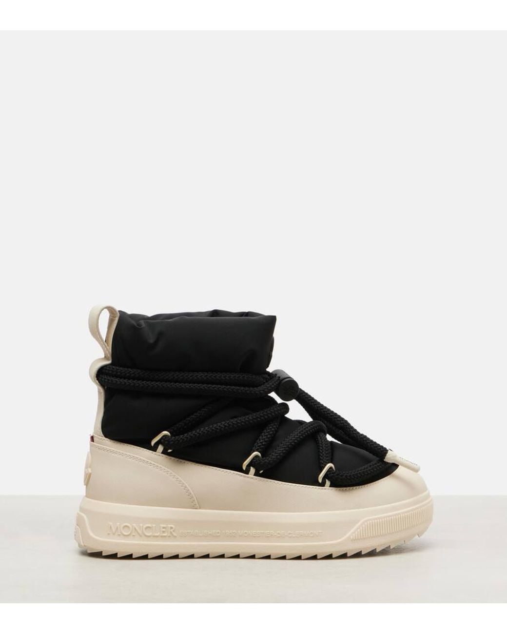 Moncler Black Altive Mid Snow Boots