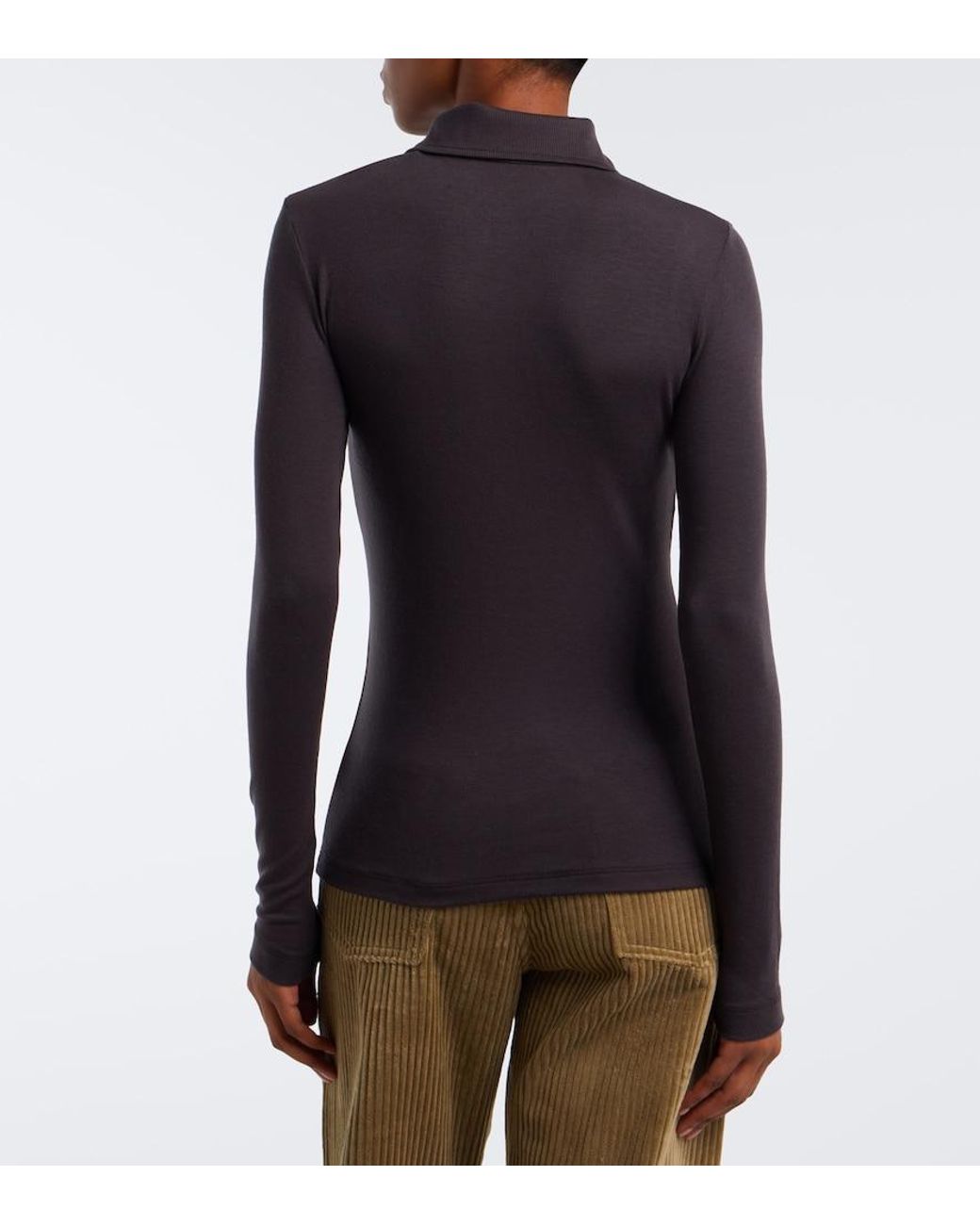 Polo Amos De Jersey Agolde de color Black