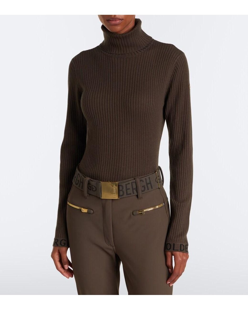 Goldbergh Brown Mira Turtleneck Sweater