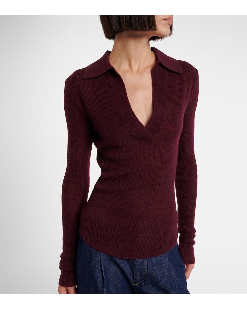 Citizens of Humanity Purple Simone Wool And Cashmere Sweater