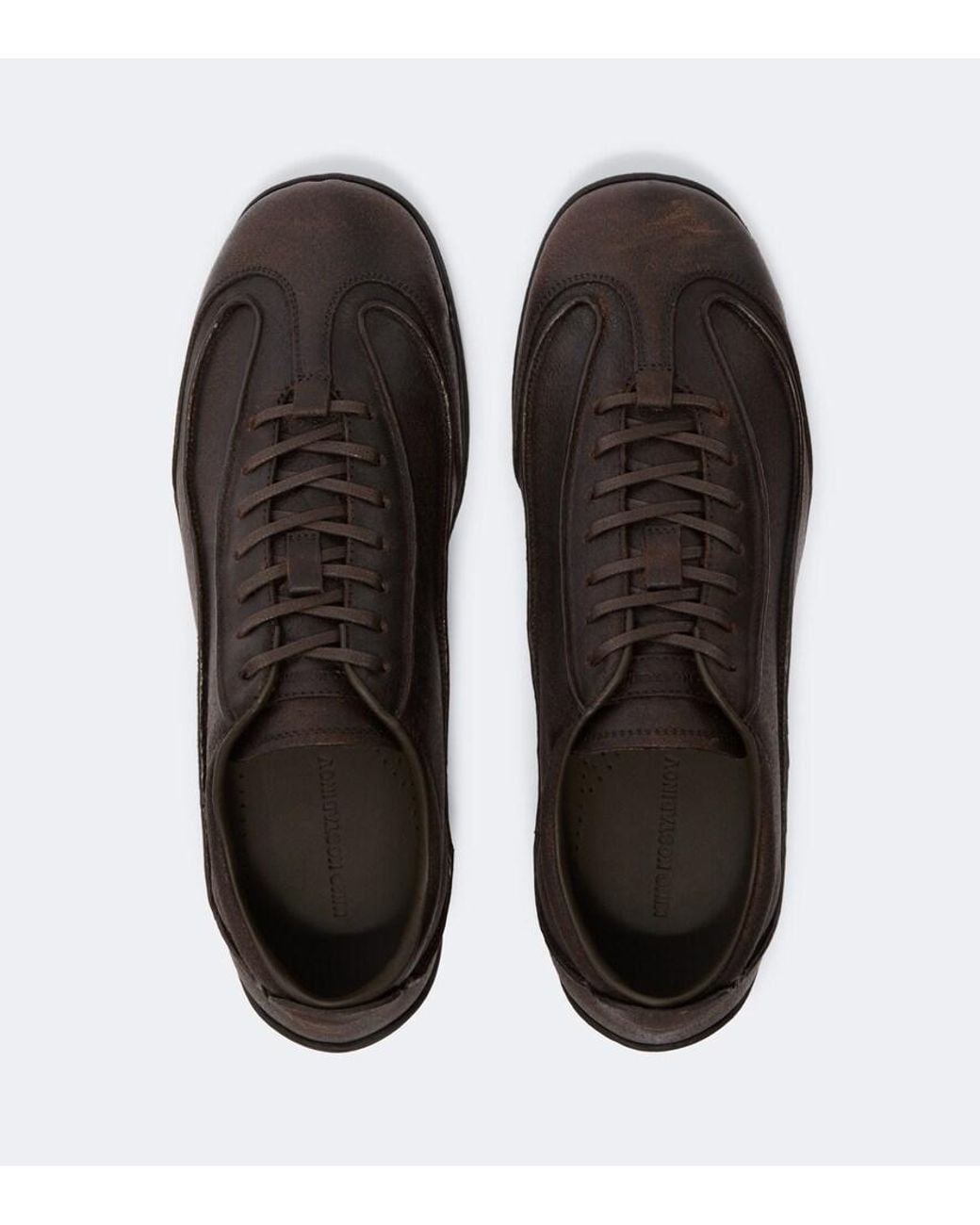 Kiko Kostadinov Brown Sargo Leather Sneakers for men
