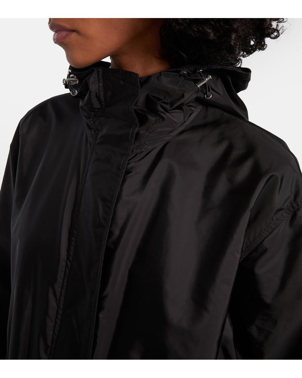 Moncler Black Weteau Hooded Parka