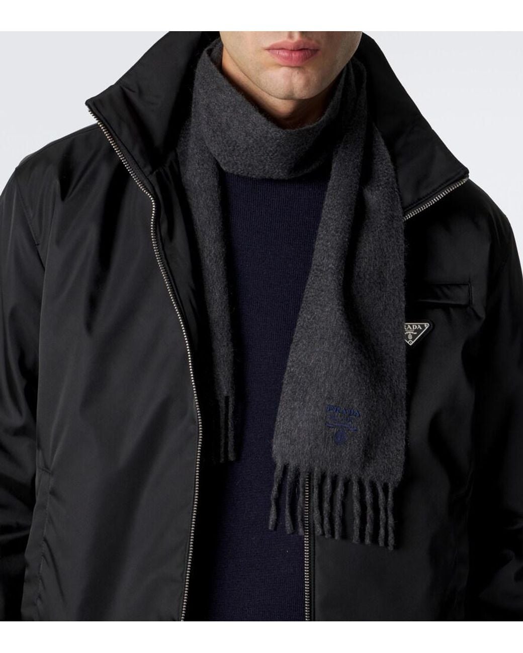Bufanda De Cachemir Prada de hombre de color White