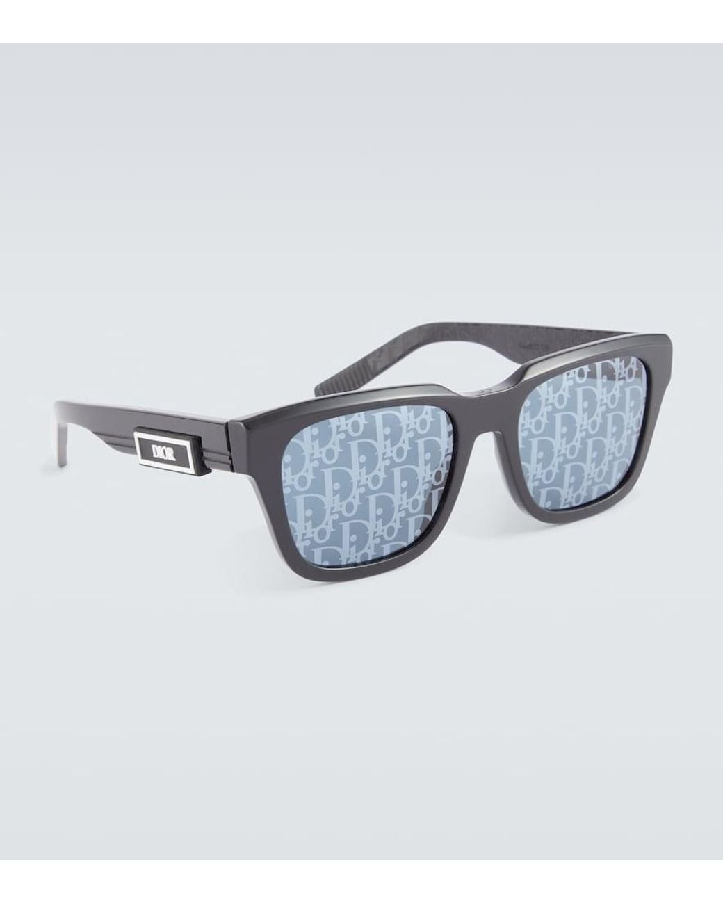 Dior Blue B23 S1i Logo D-frame Acetate Sunglasses for men
