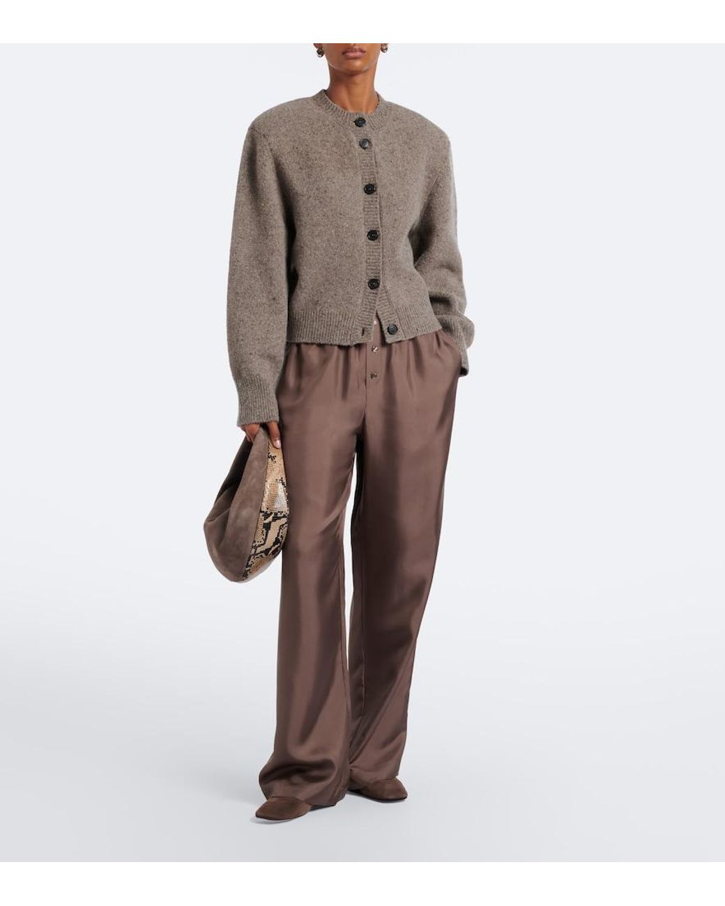 Rohe Green Wool Cardigan