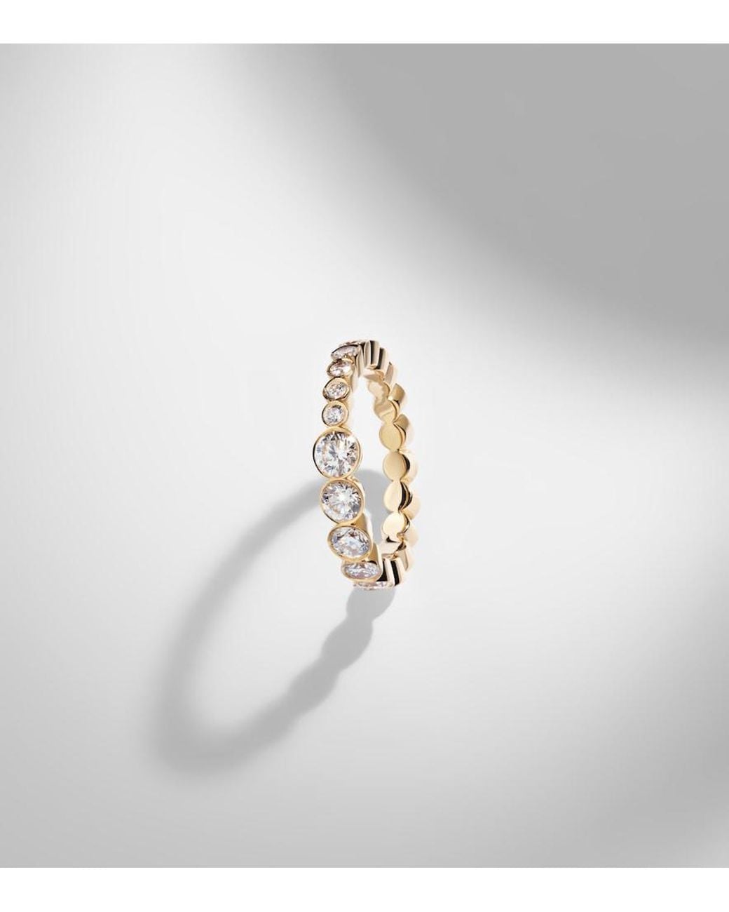 Sophie Bille Brahe Natural Ensemble Croissant 18Kt Ring With Diamonds