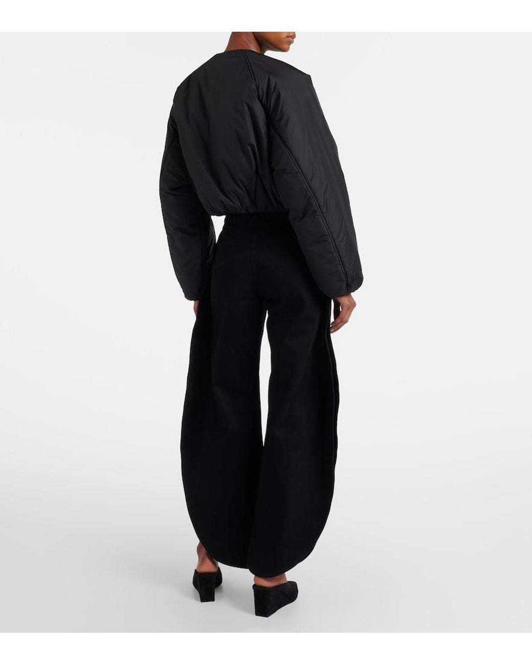Alaïa Blue Barrel-Leg Jeans