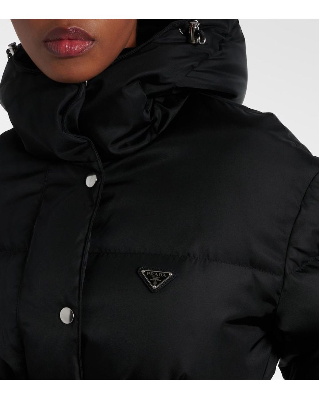 Prada Black Re-Nylon Down Jacket