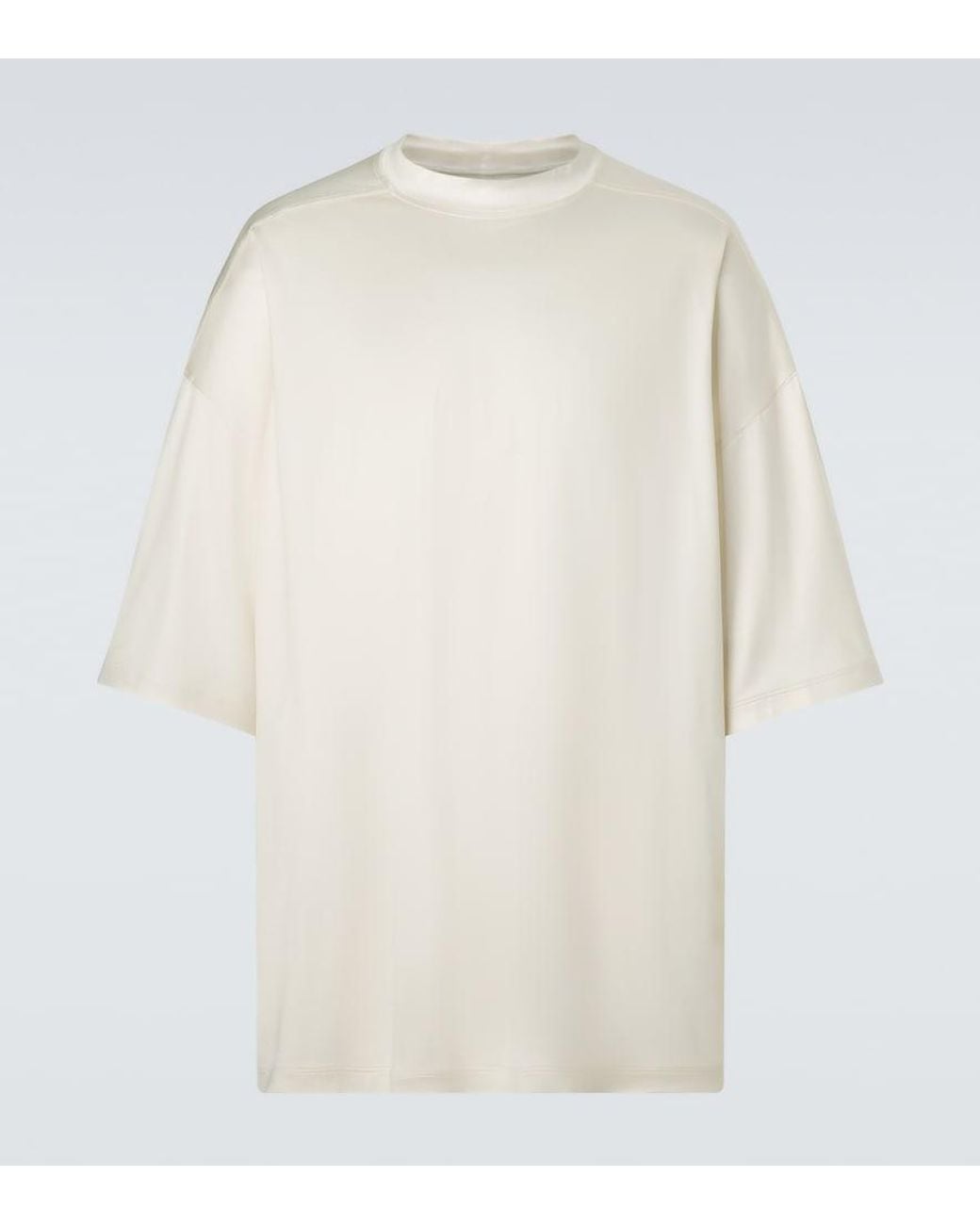 Rick Owens White Drkshdw Tommy Jersey T-Shirt for men