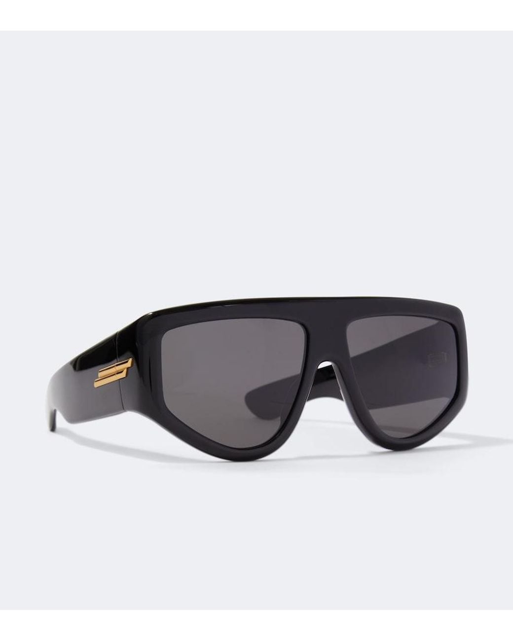 Bottega Veneta Gray Shield Sunglasses for men