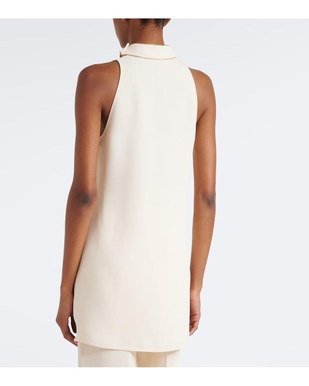 Valentino Garavani Natural Cady Couture Top