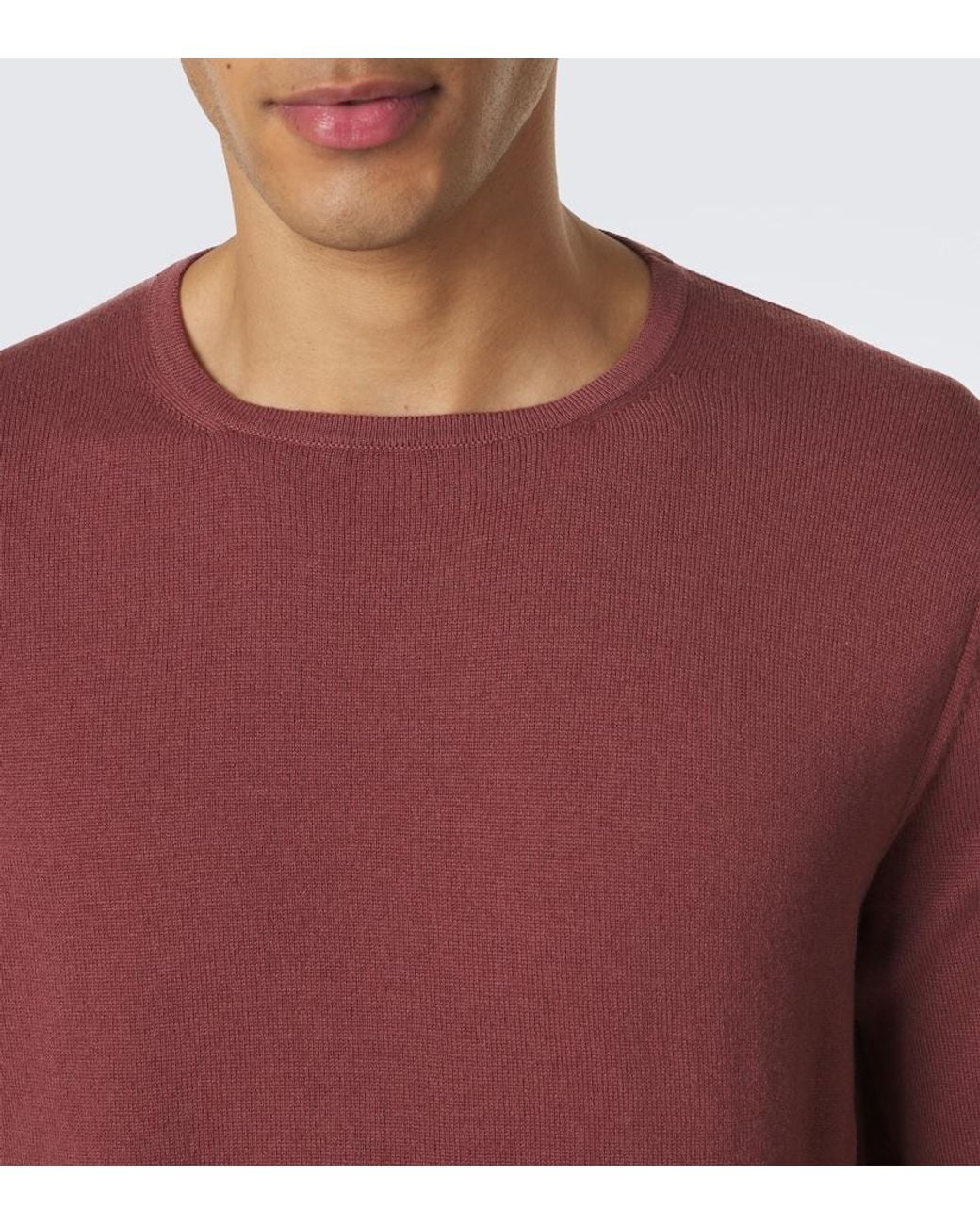STÒFFA Red Cashmere T-Shirt for men