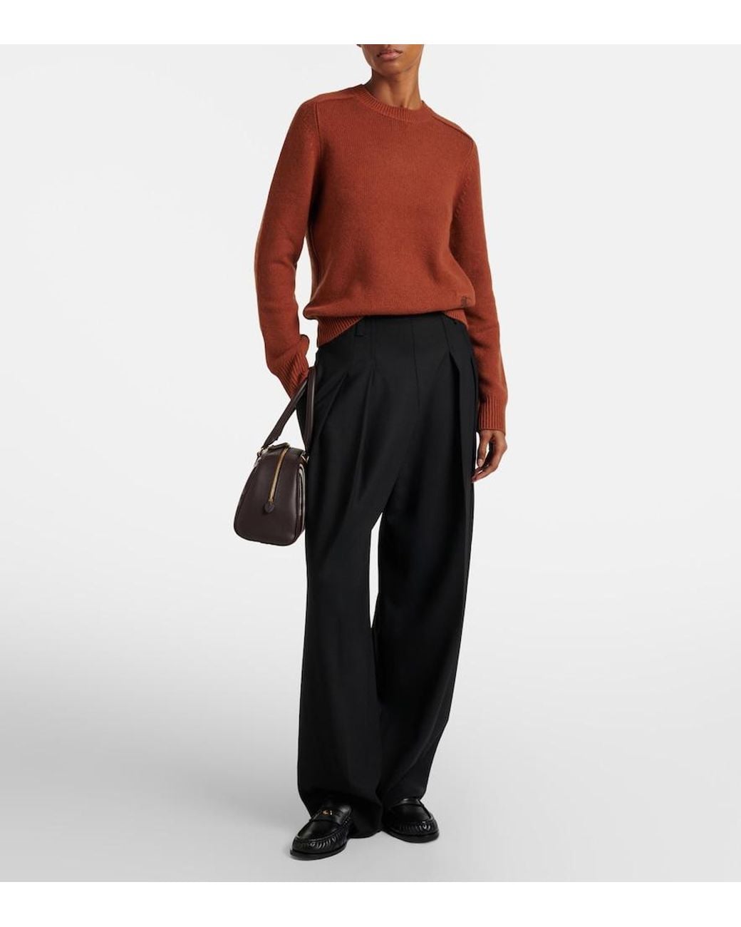 Burberry Brown Pullover Aus Kaschmir