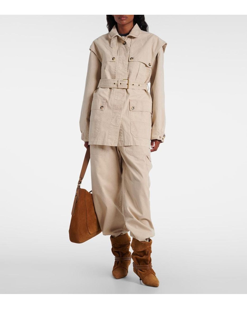 Isabel Marant Natural Malika Cotton Jacket
