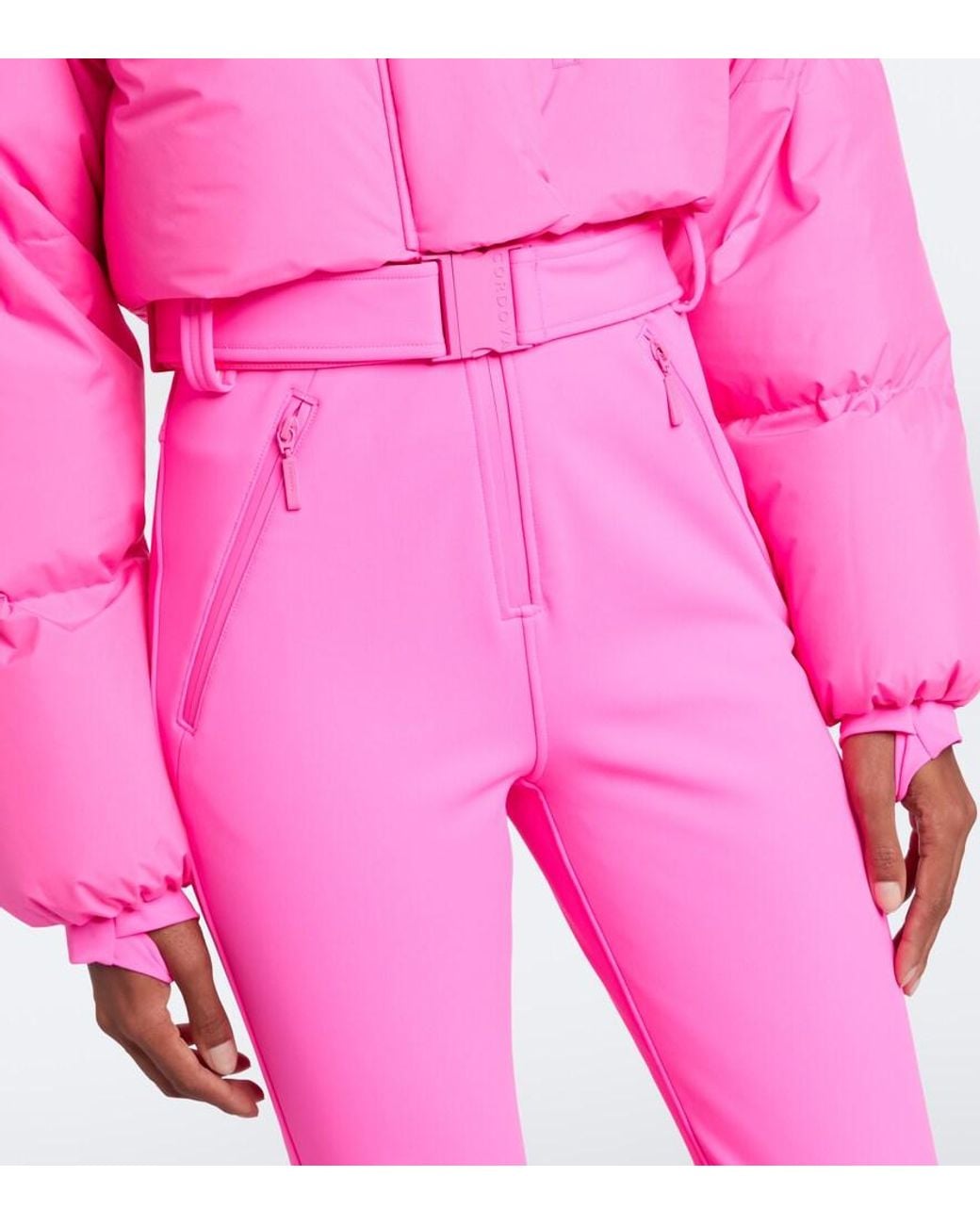 CORDOVA Pink Myoko Belted Quilted Ski Suit