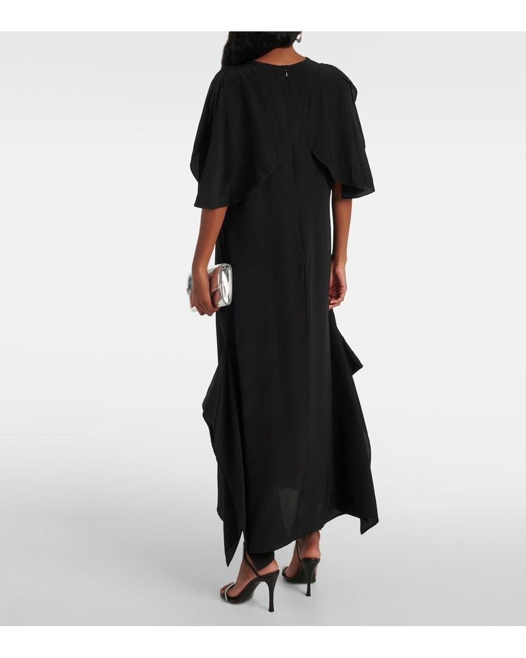 Stella McCartney Black Silk Maxi Dress