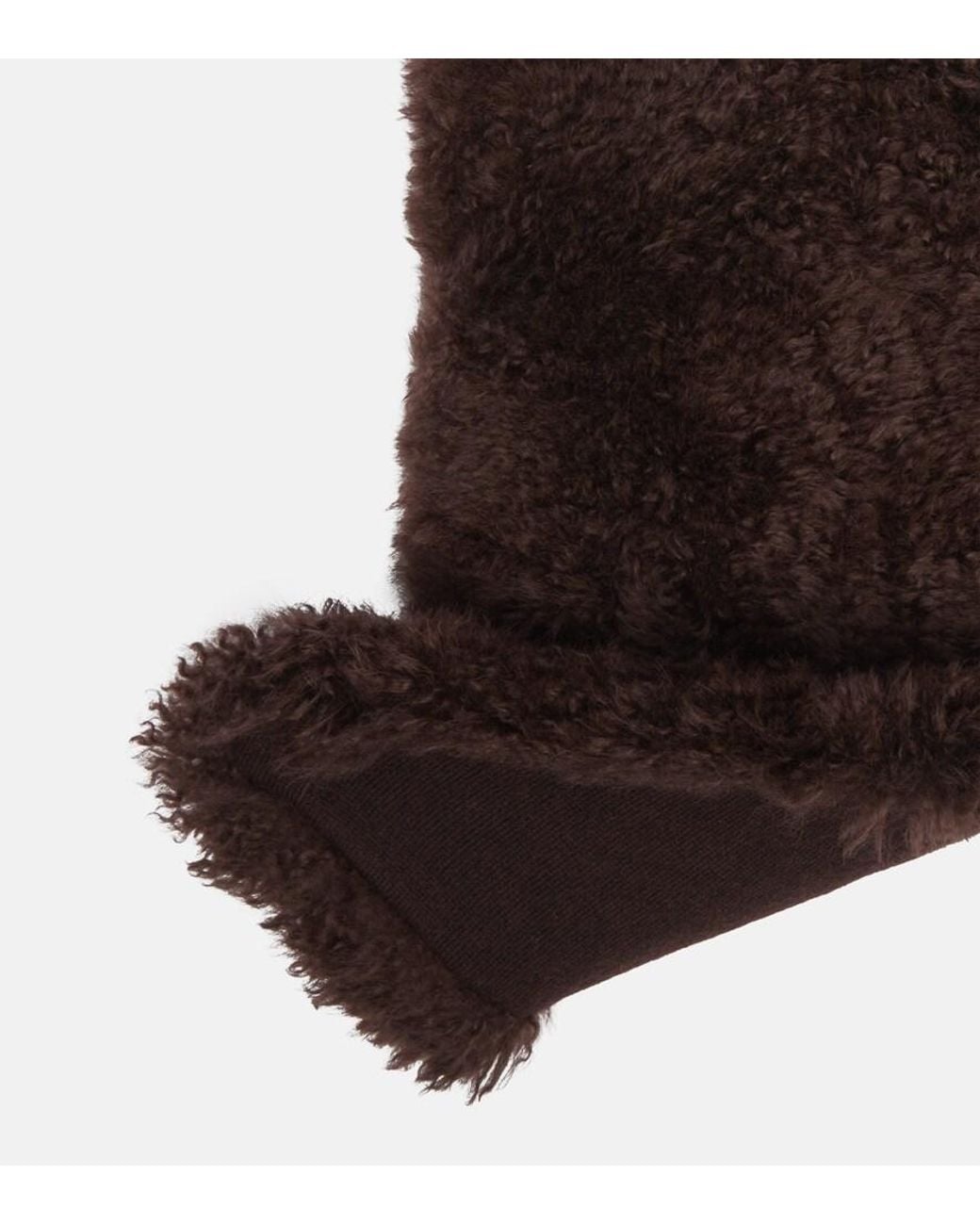 Sciarpa di Yves Salomon in Brown