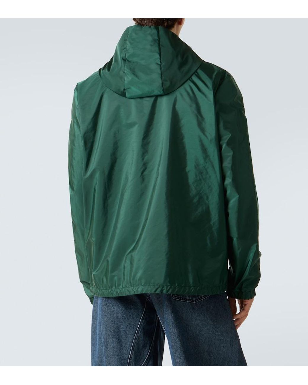 Moncler Green Hooded Jacket for men