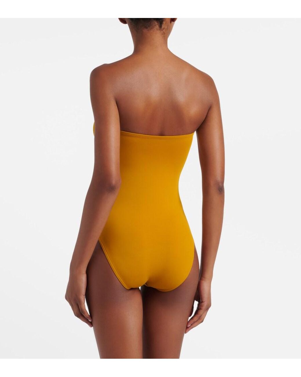 Eres Yellow Maharani Printed Swimsuit