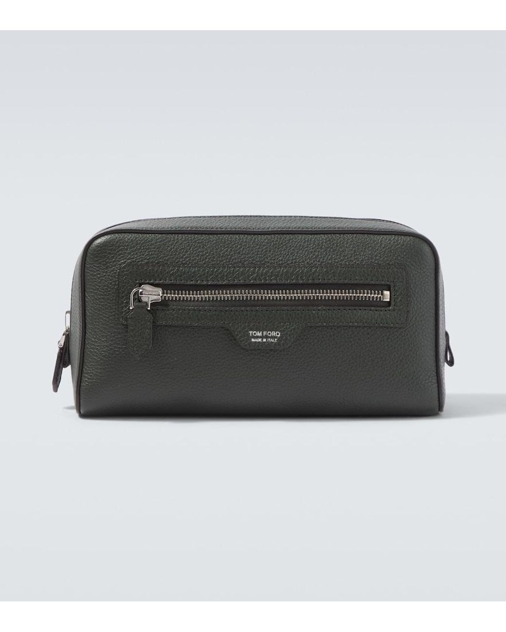 Tom Ford Black Leather Toiletry Bag for men