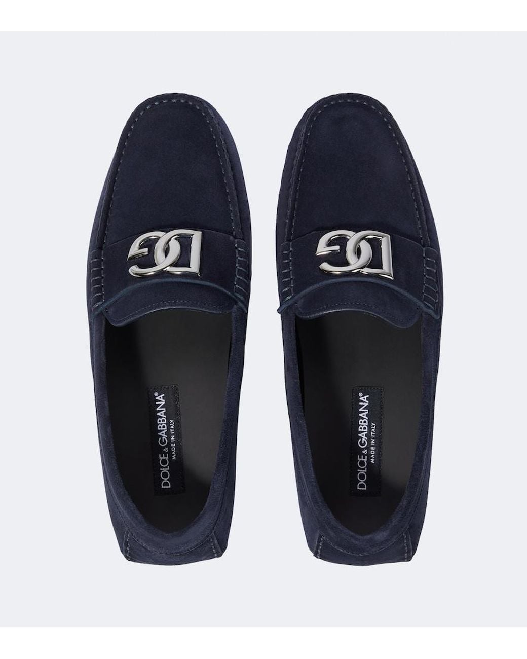 Dolce & Gabbana Blue Flat Shoes for men