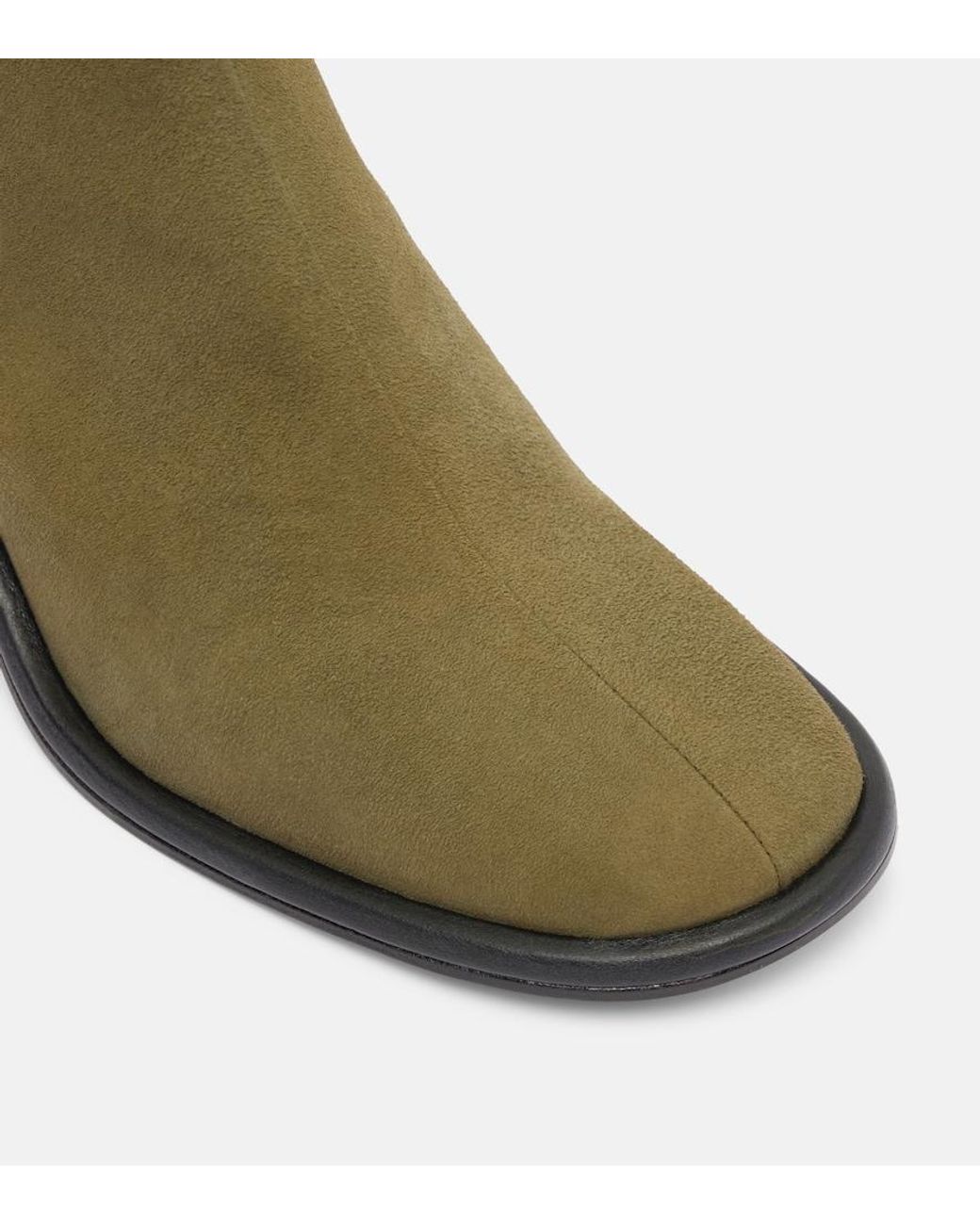 Souliers Martinez Green Mona 60 Suede Ankle Boots