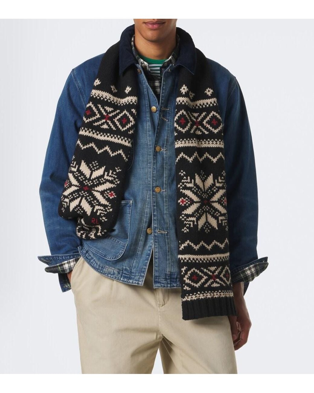 Sciarpa di Polo Ralph Lauren in Black da Uomo