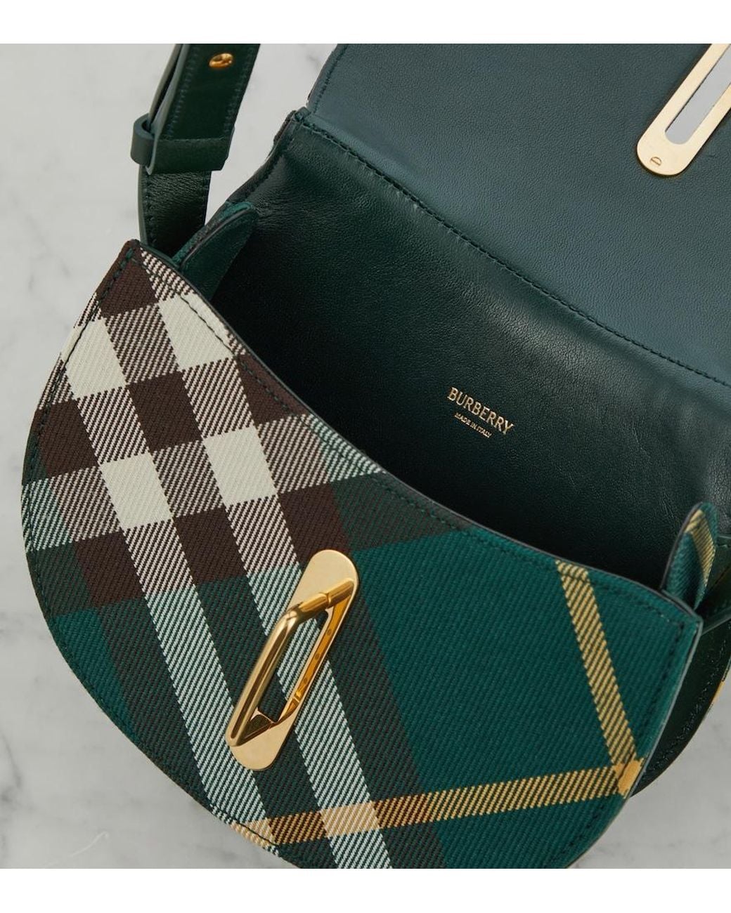 Burberry Green Rocking Horse Mini Shoulder Bag