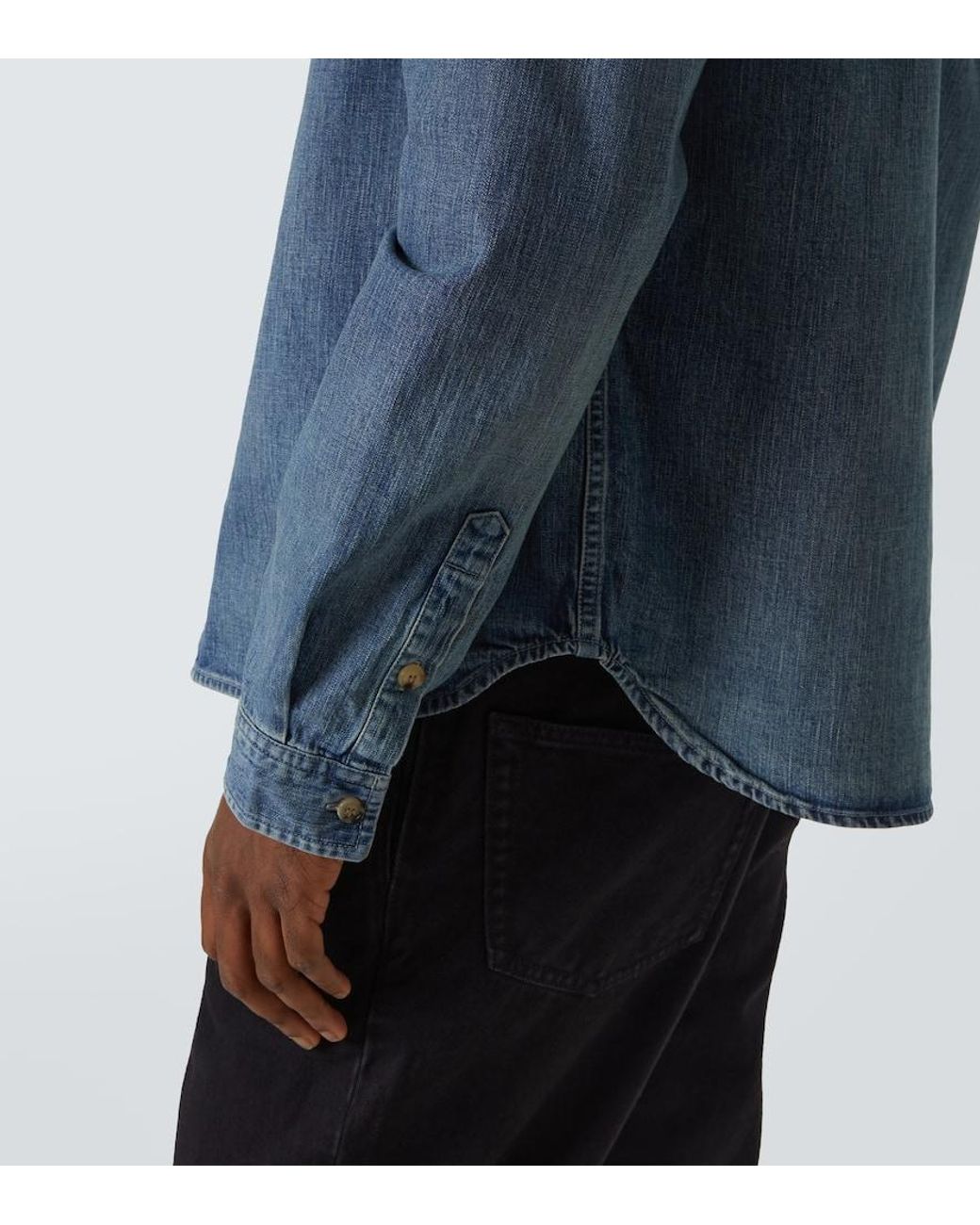 Saint Laurent Jeanshemd in Blue für Herren